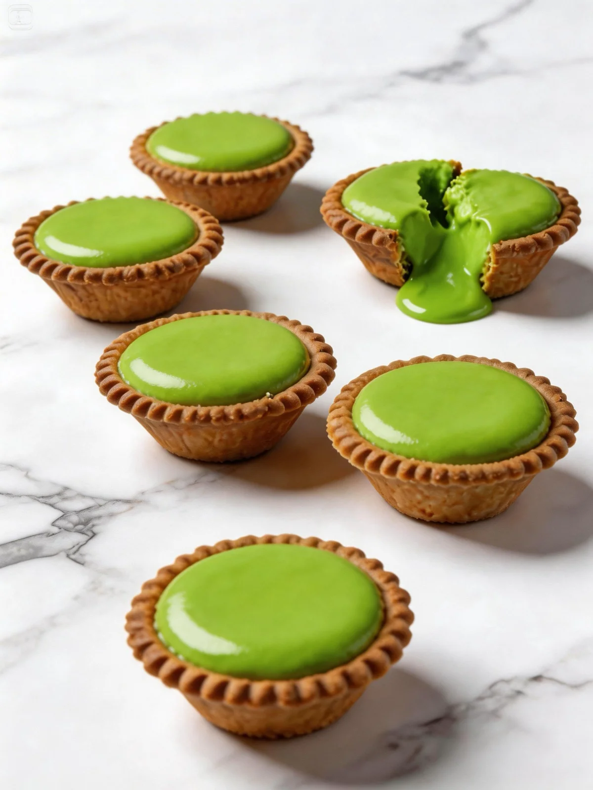Matcha Cheese Tart - 6 Pieces